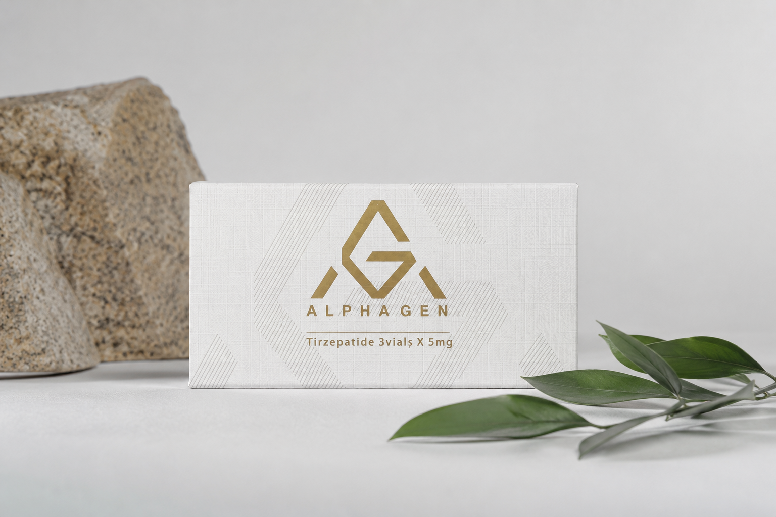 AlphaGen Tirzepatide упаковка и визуал продукта